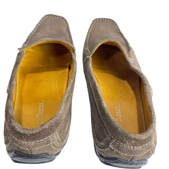 Bacco Bucci Brown Leather Driving Loafers Crespo Moccasins Shoe Mens Sz 10 M - Picture 12 of 14